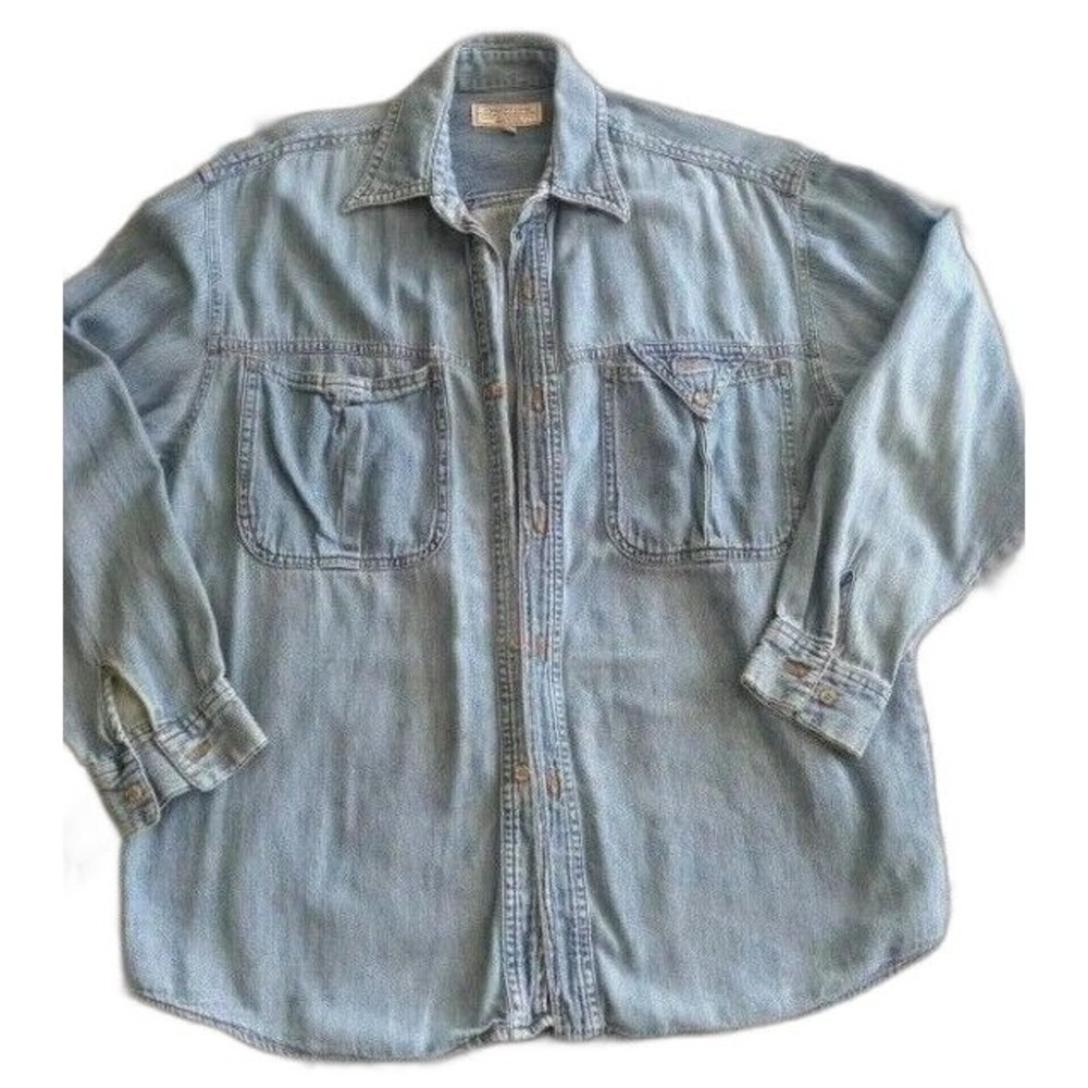 VTG Guess Jeans a Georges Marciano Design Men's/women Shirt Small *Flaw
